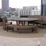 Roof Garden at Blue Fin Building