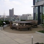Roof Garden at Blue Fin Building