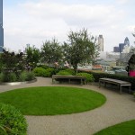 Roof Garden at Blue Fin Building